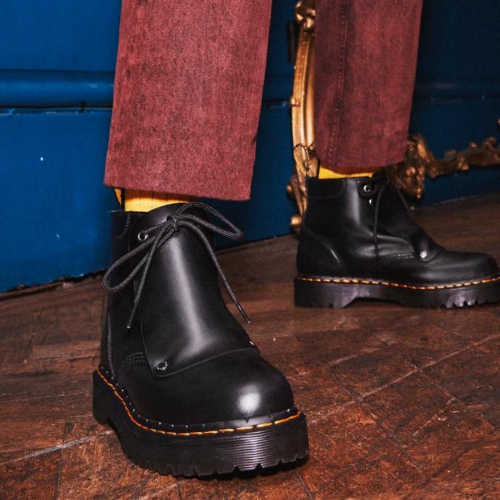 Dr. Martens 101 BEX LACE COVER LEATHER ANKLE BOOTS Great Reviews